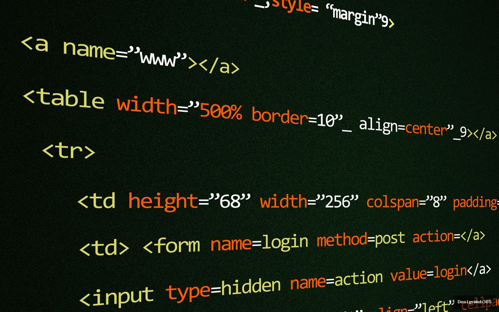 Lignes de code HTML affichées sur un écran d'ordinateur